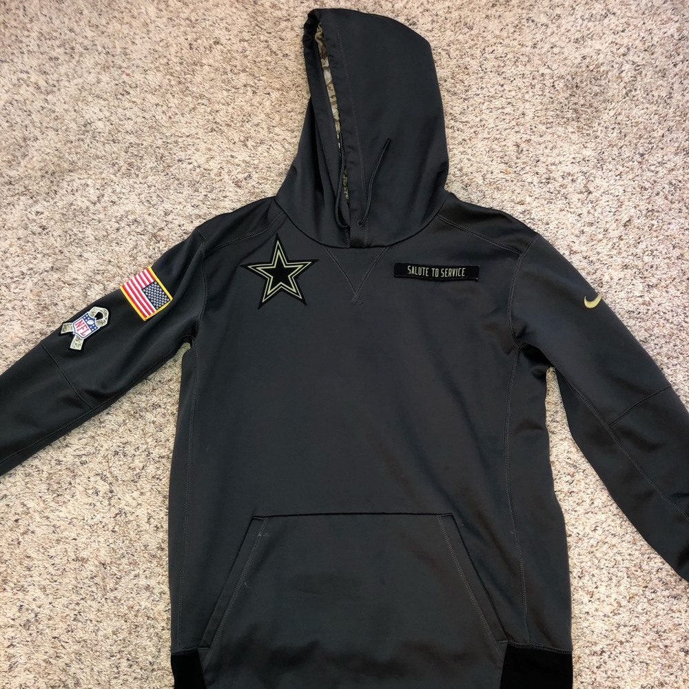 Dallas Cowboys army/salute to service hoodie
